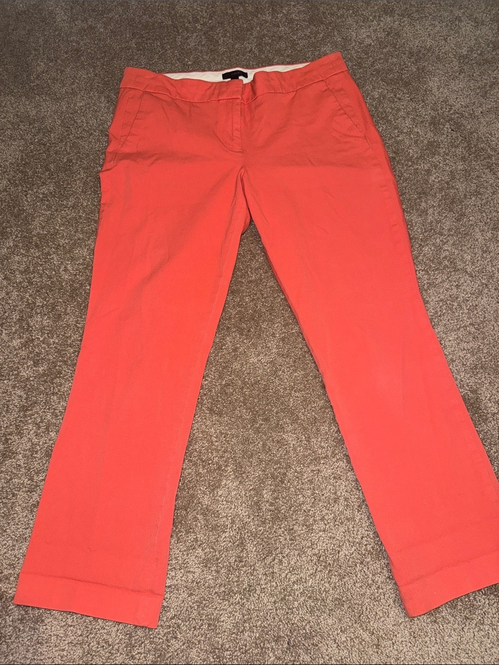 J. Crew Coral Straight-Leg  Ankle Jeans - size 10T. B13